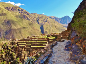 Inca trail linking Sacred Area with other areas