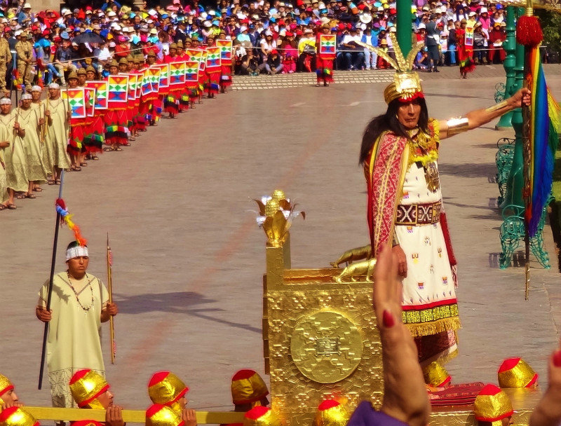Inti Raymi: The Inca and massive crowds