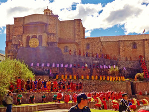 Inti Raymi at the Qorikancha