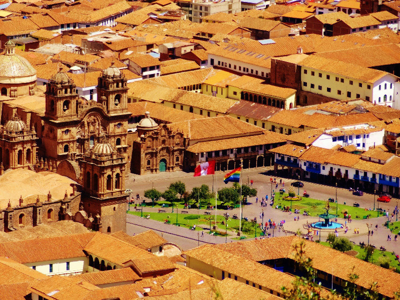 plaza from above