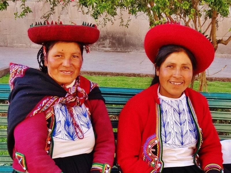 Chinchero village women in town