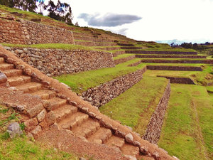 Chinchero Incan terraces and steps