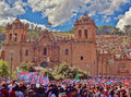 cathedral at Inti Raymi, Cusco's biggest festival
