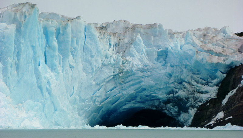 glacier's ice cave