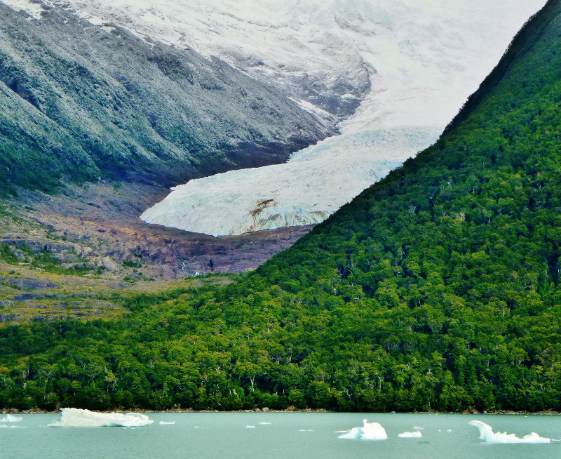 receding glacier