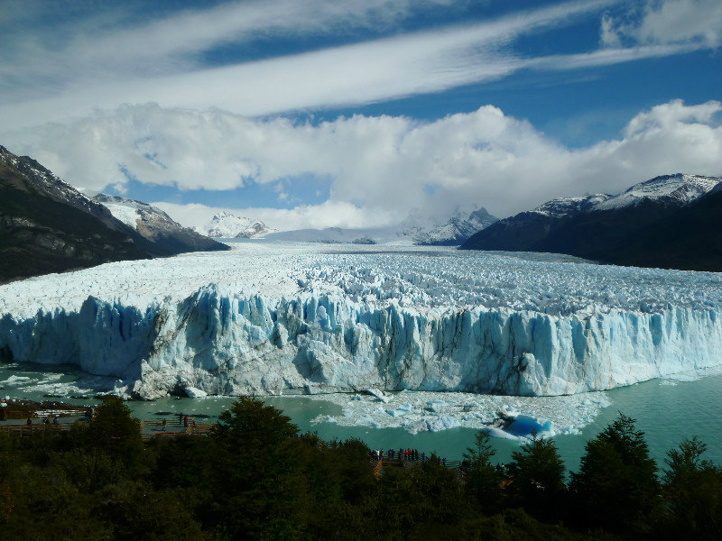 center of glacier