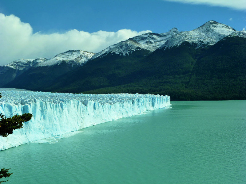 right side of glacier