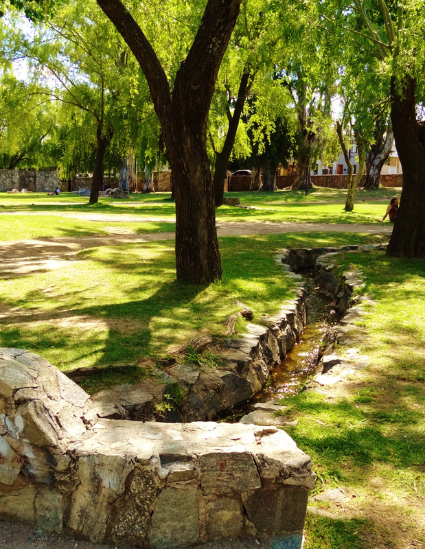 old water channels in park