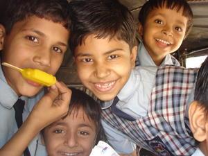 School Kids, Agra