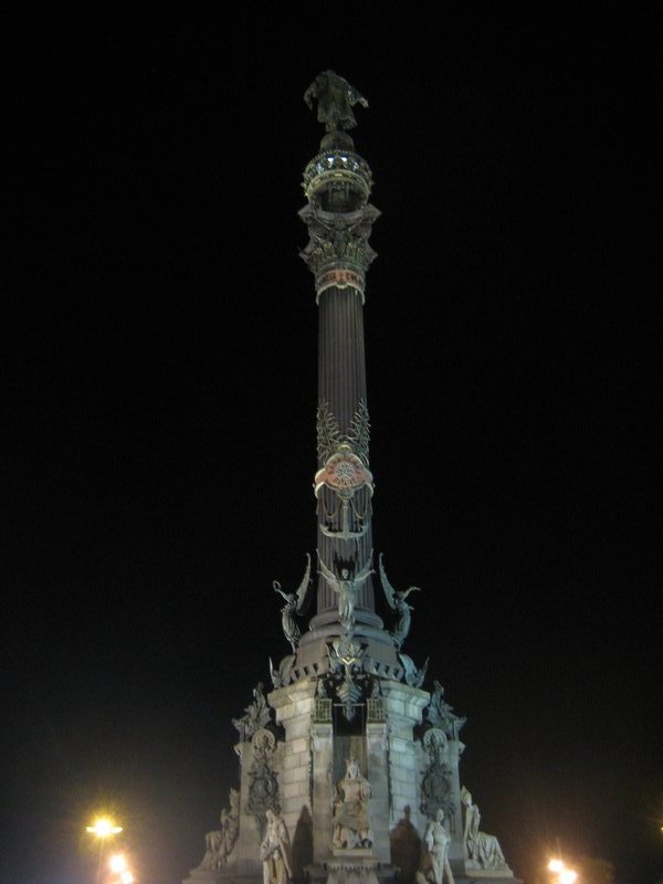 Colombus monument: Barcelona