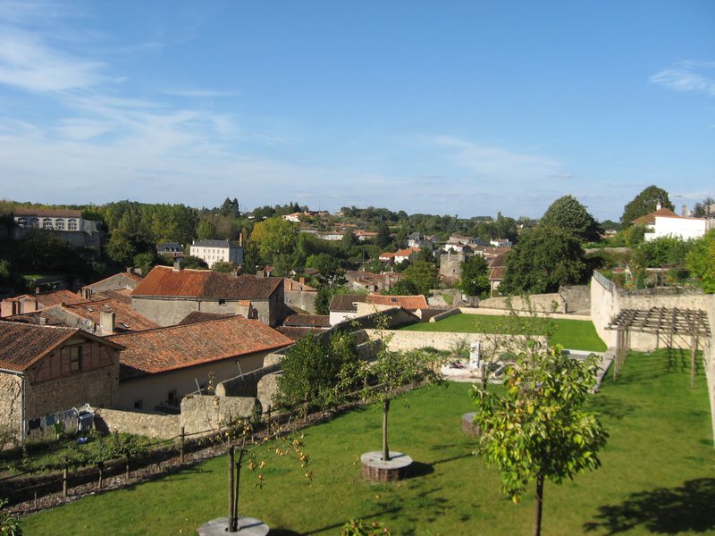 Yvan Gabby's view over Parthenay
