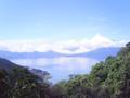 Nice view from above Panajachel onto Atitlan