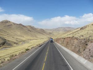 Route vers Puno : 7h d'autobus