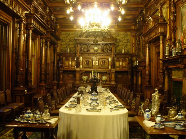 Salle à dîner, château de Peles