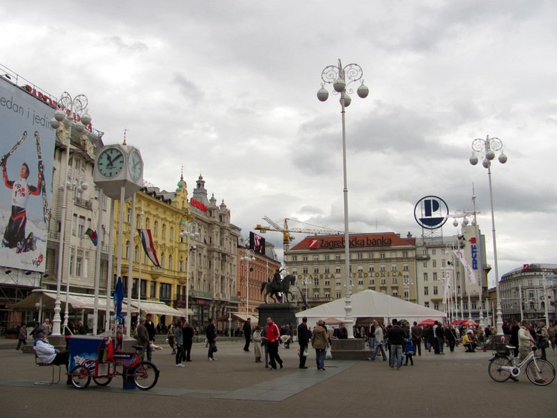 Square central à Zagreb