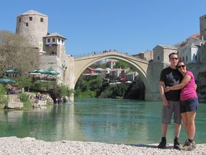 Les amoureux à Mostar