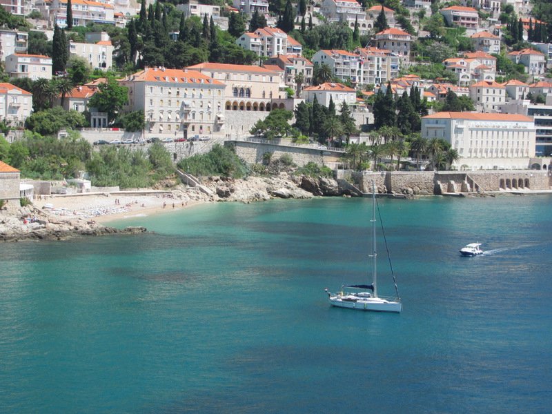 Marche sur les remparts de Dubrovnik