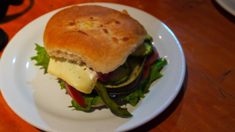 Yummy veggie sandwich