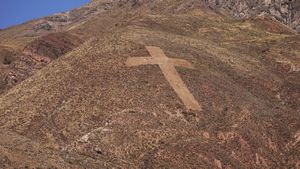 Peruvian hill art
