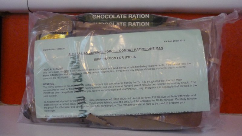 Army ration pack!