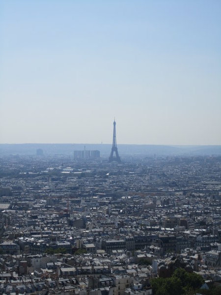 Eiffel Tower from Sacre Coure