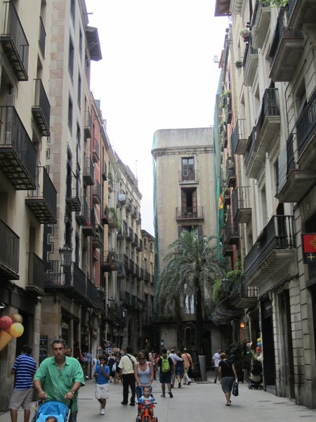 The streets of The Gothic Quarter