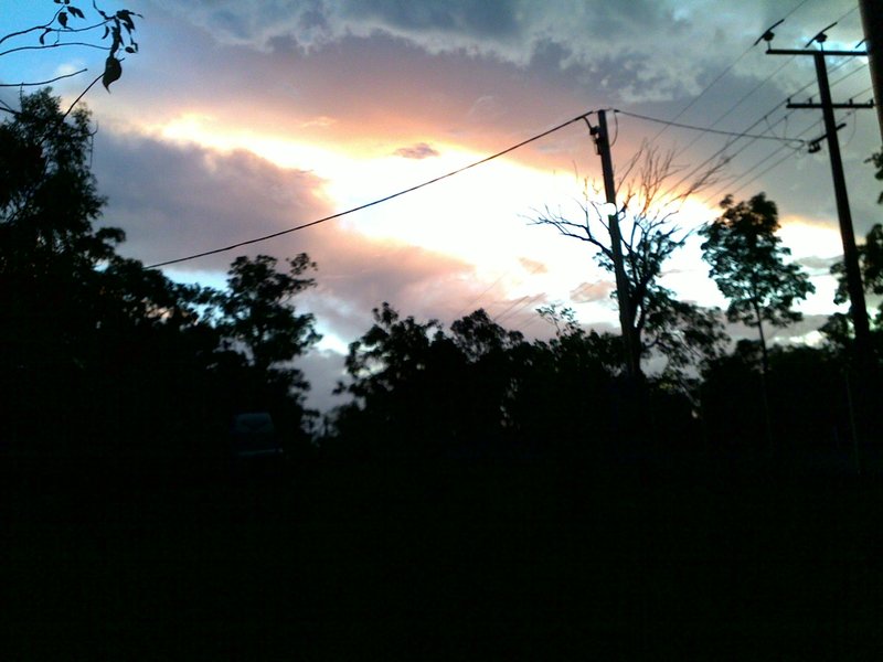 Thunderstorm sunset(01)