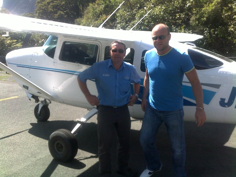 Dave and his co-pilot Dean