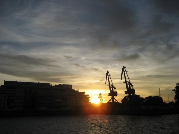 Buenos Aires Docks, Sunrise NY Day