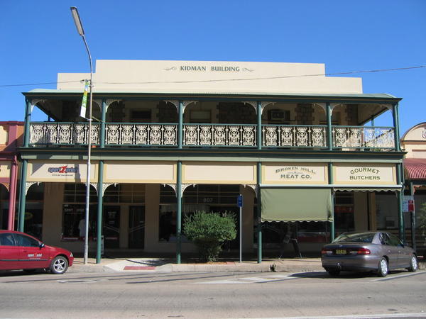 Typical building in Broken Hill, New South Wales