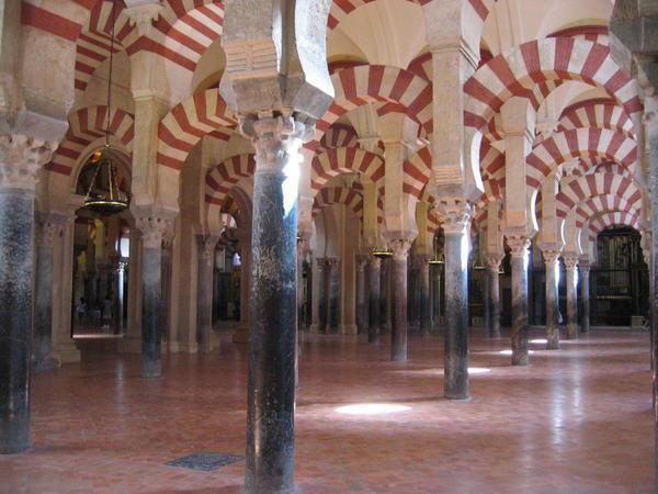 Inside the Mezquita, Cordoba