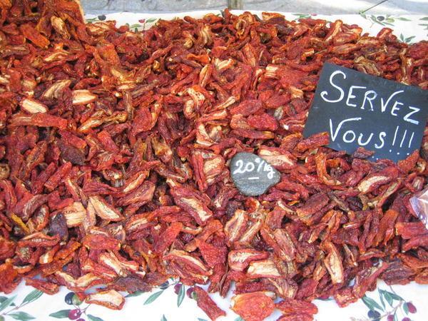 Sun Dried Tomatoes, Aix en Provence, France