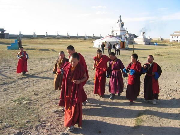 Monk-eying about, KaraKorum, Mongolia