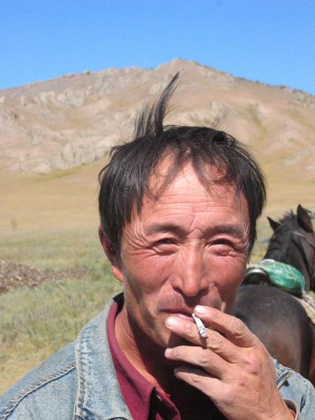 Our Horsewhispering Guide, White Lake, Mongolia