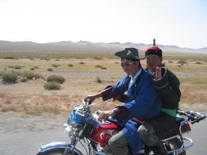 Locals say Hi, Mongolia