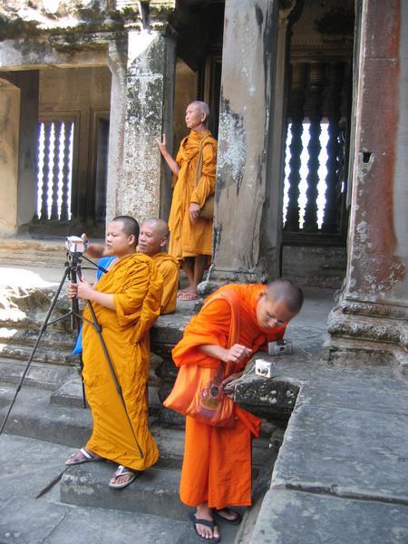 Even the Monks were impressed, Angkor Wat