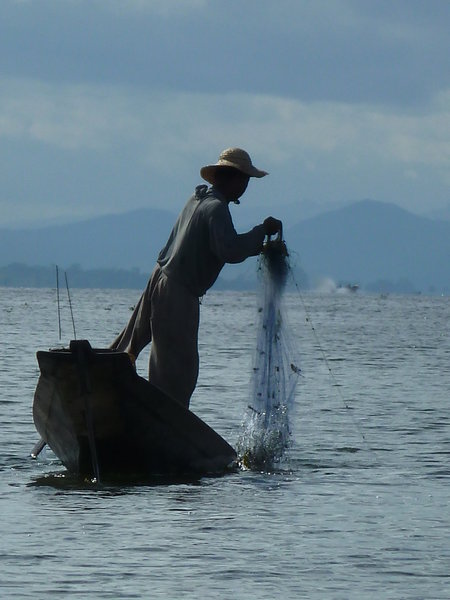 one of the many local fisherman