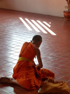 little monk at Wat Phra Singh