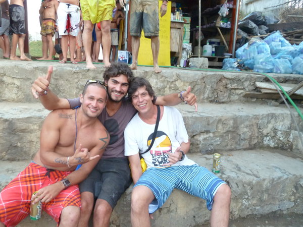 with my 2 brazilian friends