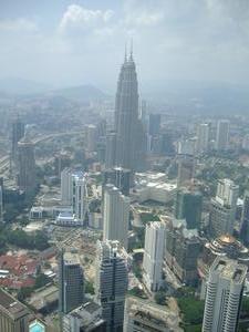 Petronas towers from the Skytower