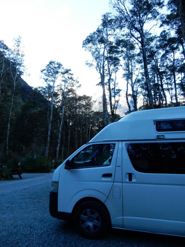 Campsite at Milford Sound