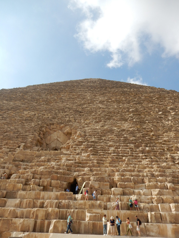 Entrance to the Great Pyramid