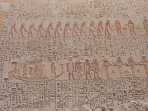 Hieroglyphics at KV9-Ramesses V & VI