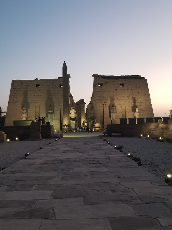 Avenue of the Sphinxes with Luxor