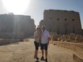 Lovely K and I at the Entrance to Karnak