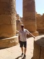 Posing at Karnak