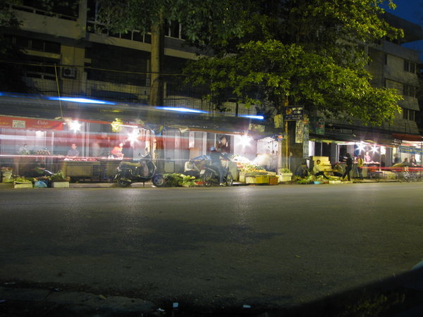 Night market in Hanoi...