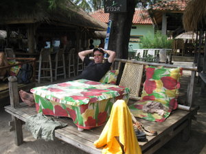 Me at lunch on Gili Air