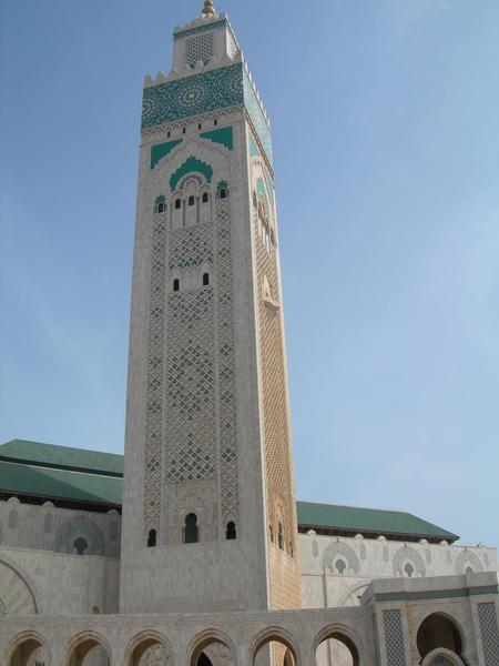 Hassan II Mosque minaret