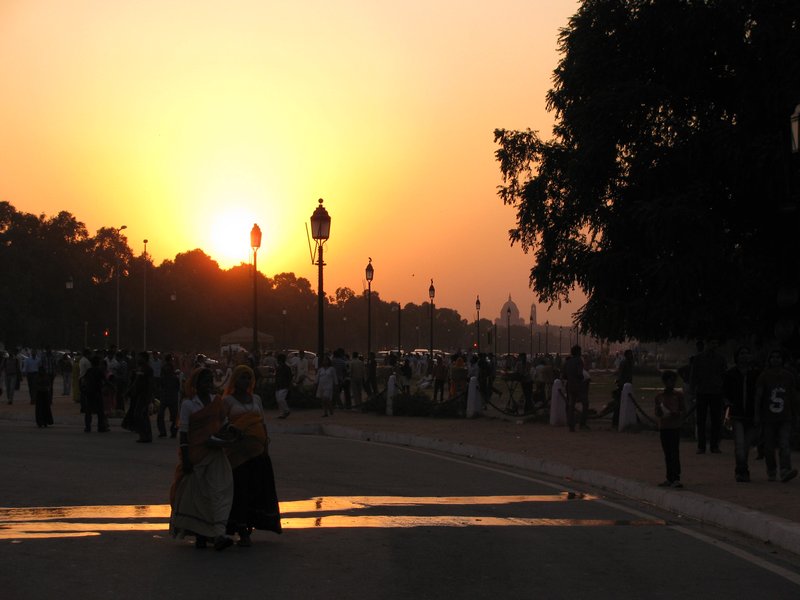 Sunset from India Gate